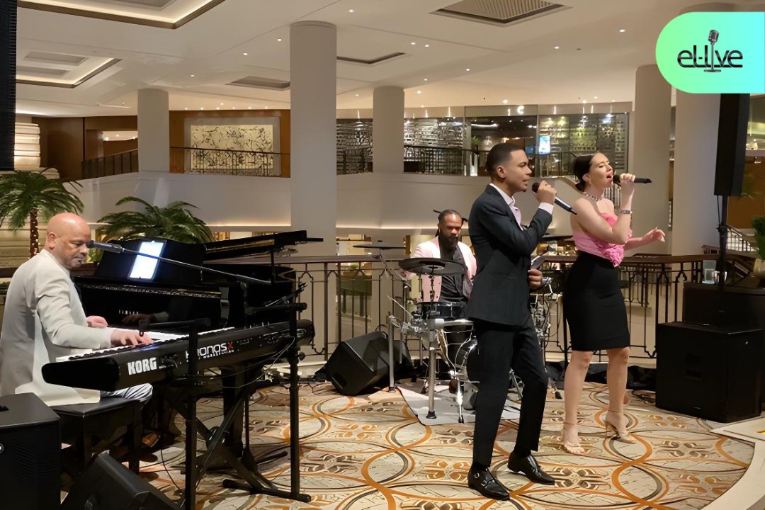 ellivebands's tweet photo. 🎤✨ Charm is live at The Fountain Lounge, Grand Hyatt Jakarta! Enjoy soulful love songs and upbeat hits that will keep you entertained all night. See you there!
🔗https://t.co/MYVLzwSzQI
#elliveProductions #gigforlife #CharmBand #LiveMusic #JakartaNights https://t.co/0qAWm5yjAZ