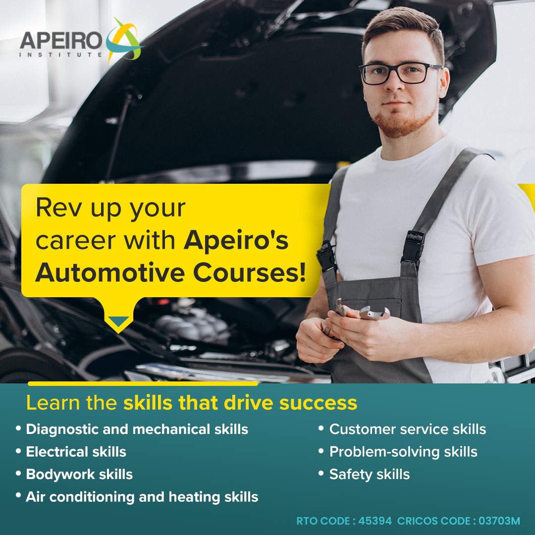 ApeiroInstitute's tweet photo. Ignite your passion for cars. 
Join Apeiro's Automotive Courses and learn from industry experts. 

Gain the skills you need to succeed in the automotive industry.

Start your journey today. 

#AutomotiveCourses #SkillDevelopment #CareerGoals #Apeiro #MechanicTraining https://t.co/tQPhF4wPhN