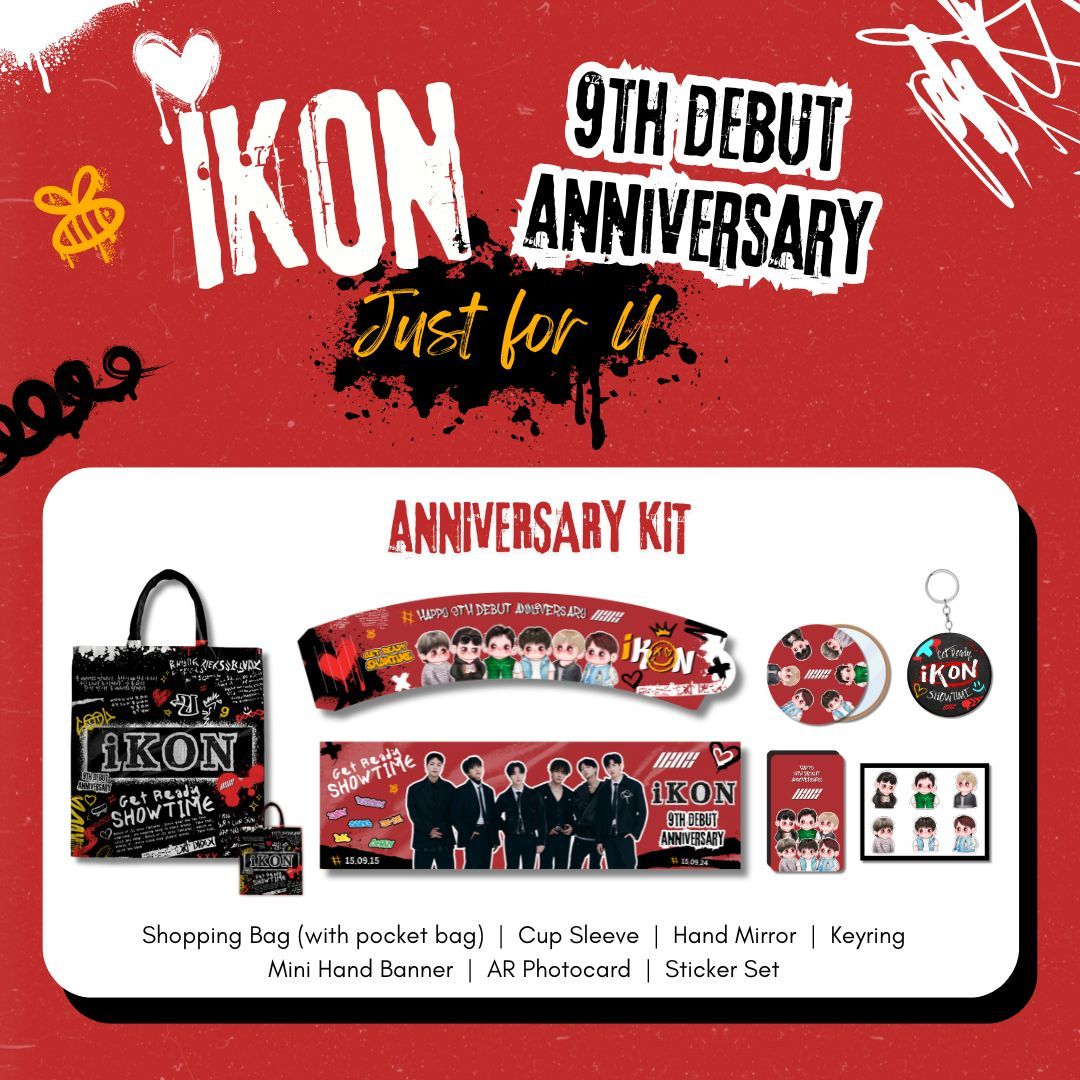 AssociateofiKON's tweet photo. EYES HERE iKONICs! 👀

We heard you and made the celebration more accessible for everyone! Don't you miss iKONICS? Let's celebrate our 9th birthday together on October 13! 🥳

Message us for inquiries.

🔗: https://t.co/zSbOrGjzrp

#iKON #JAY #SONG #BOBBY
#DK #JU_NE #CHAN #iKONIC https://t.co/wWnQVxFQcS