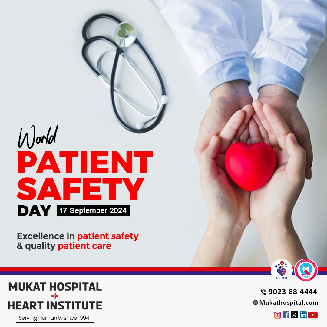 mukathospital34's tweet image. "Patient safety isn't just a goal, it's a responsibility we all share. Let's work together for safer healthcare every day. 🩺🌍 #WorldPatientSafetyDay #SafeCareForAll"