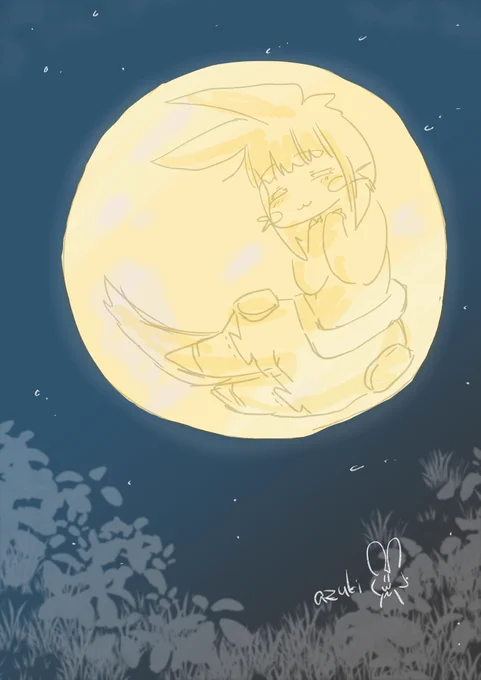今夜はお月見ですね#中秋の名月 #メイドインアビス 