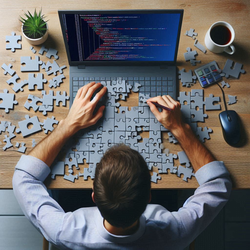 josecodetech's tweet image. La programaciรณn es un rompecabezas en constante evoluciรณn. ยกResuelve cada pieza con paciencia y precisiรณn! ๐งฉ๐ป #codingPuzzle #programacion #codigo #programando con #josecodetech mas en -&gt; youtube.com/@josecodetech