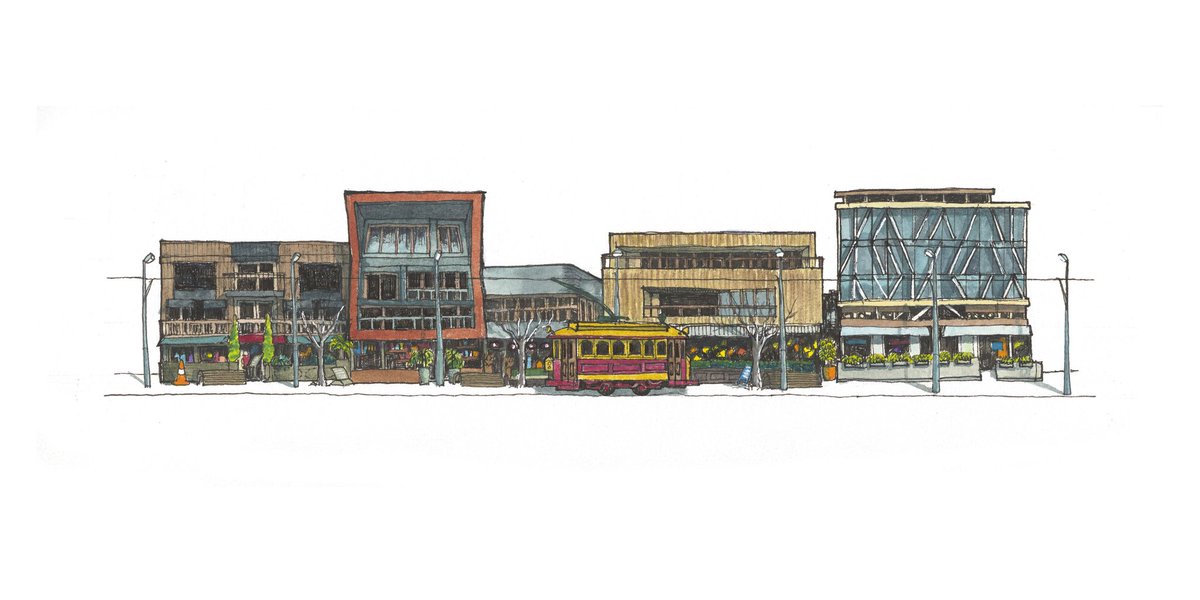 Home town sketching Christchurch