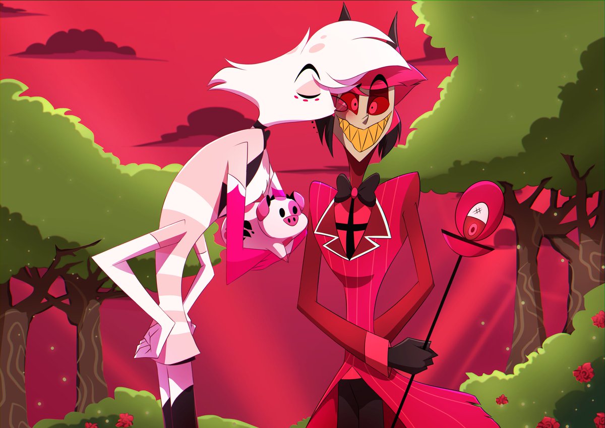 RadiodustVIP's tweet photo. Come on! RadioDust Debotos 📻🕸
participate in this train of kisses 💋

#RadioDust #DeerSpider #RadioSpider #RadioAngel #JazzShipping #CaravanRadioDust #Alastor #AngelDust #HazbinHotelFanart https://t.co/7vNctvaZWb