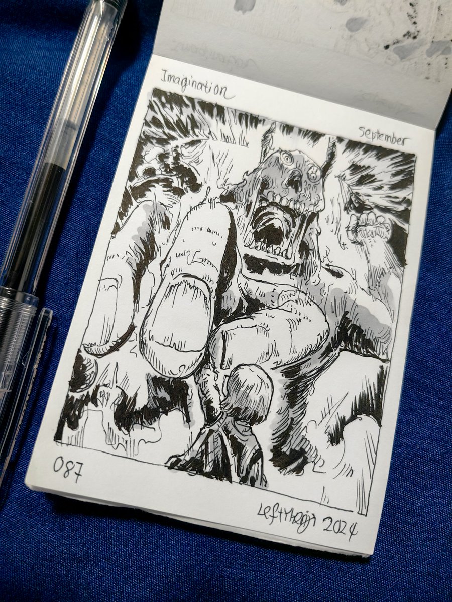 KenjiLefty's tweet photo. my imagination random sketch https://t.co/GEq6iGwHUp