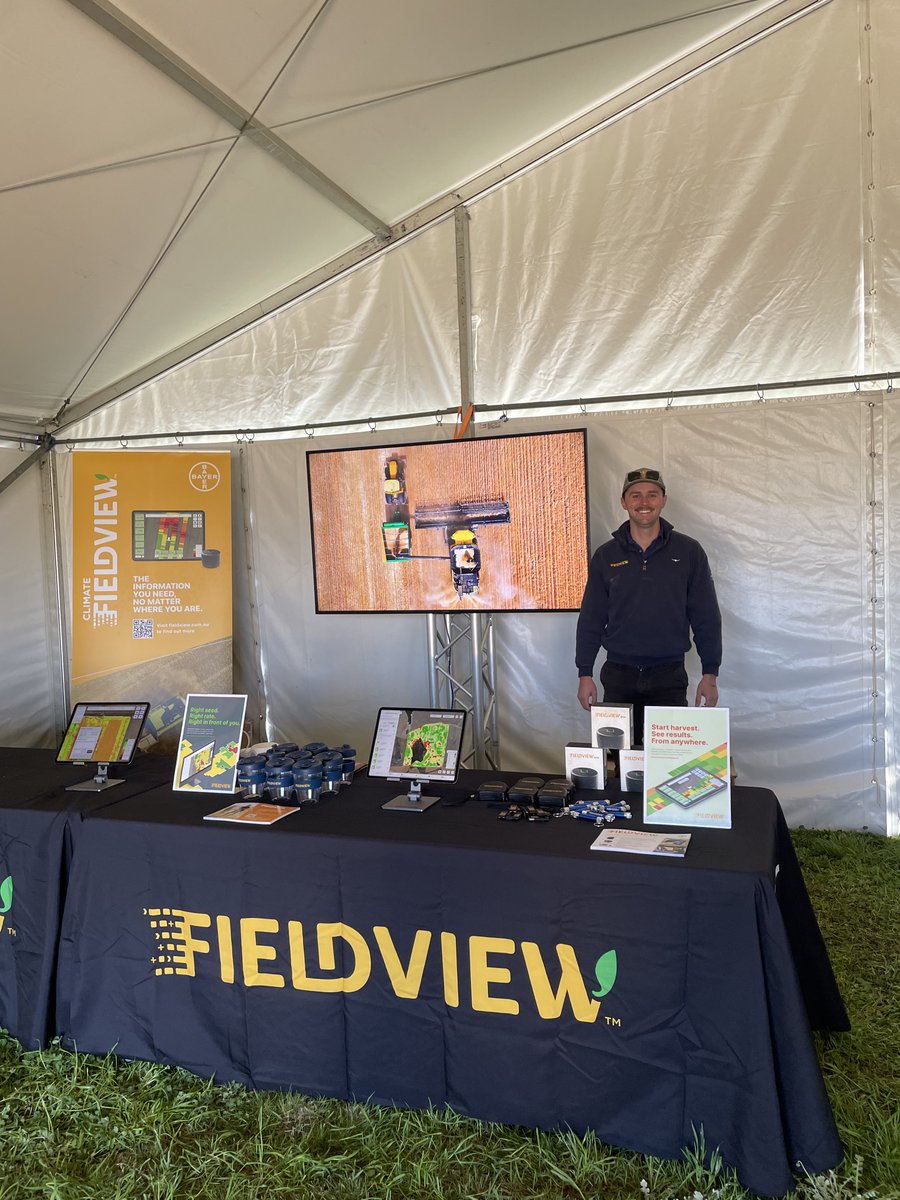 All set for the 2024 @HentyFieldDays☀️. Come to Site #799 Block Q  to explore our next generation crop protection innovations and get a demo of our #DigitalFarming platform #FieldView. Stop by to say hi👋

#Hentyfielddays #Bayer