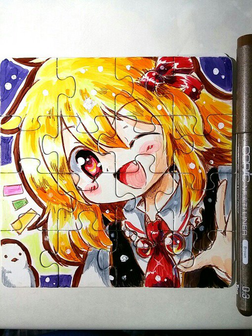 TLで推しをジグゾーパズルにしてバラバラにしようみたいなのが見えたので 