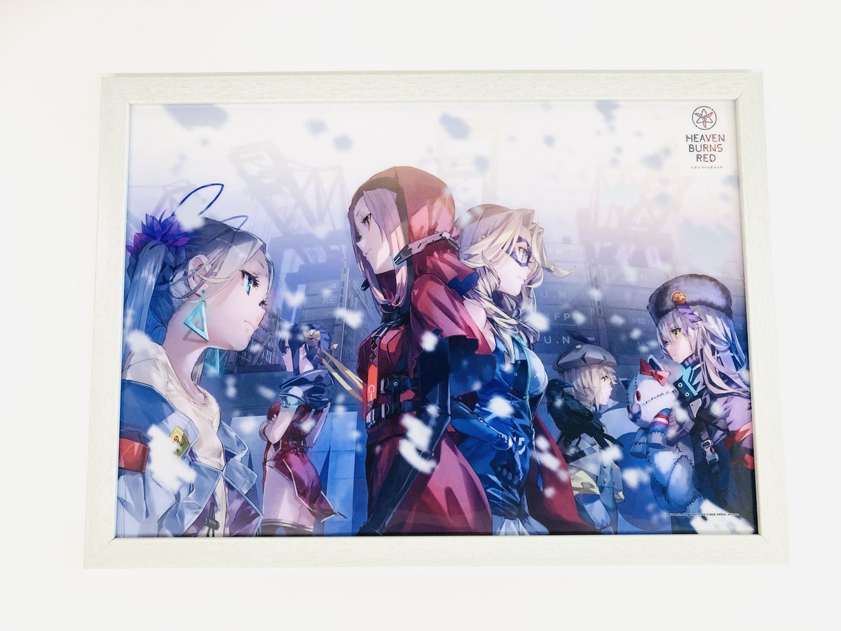 ヘブンバーンズレッド　A3クリアポスター額付き　第30G部隊 ヘブンバーンズレッド A3クリアポスター額付き 第30G部隊 ヘブン