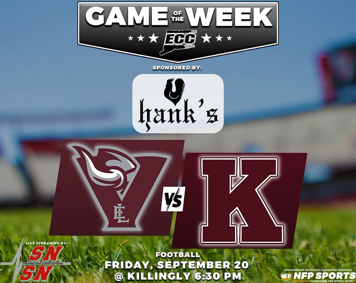 <a href="/GoECCAthletics/">ECC Athletics</a> <a href="/NFP_CTEast/">NFP Sports - CT East</a> <a href="/ciacsports/">CIAC Sports</a> <a href="/KillinglyFBall/">Killingly Football</a> <a href="/EastLymeHS/">ELPS East Lyme High School</a> #cthsfb