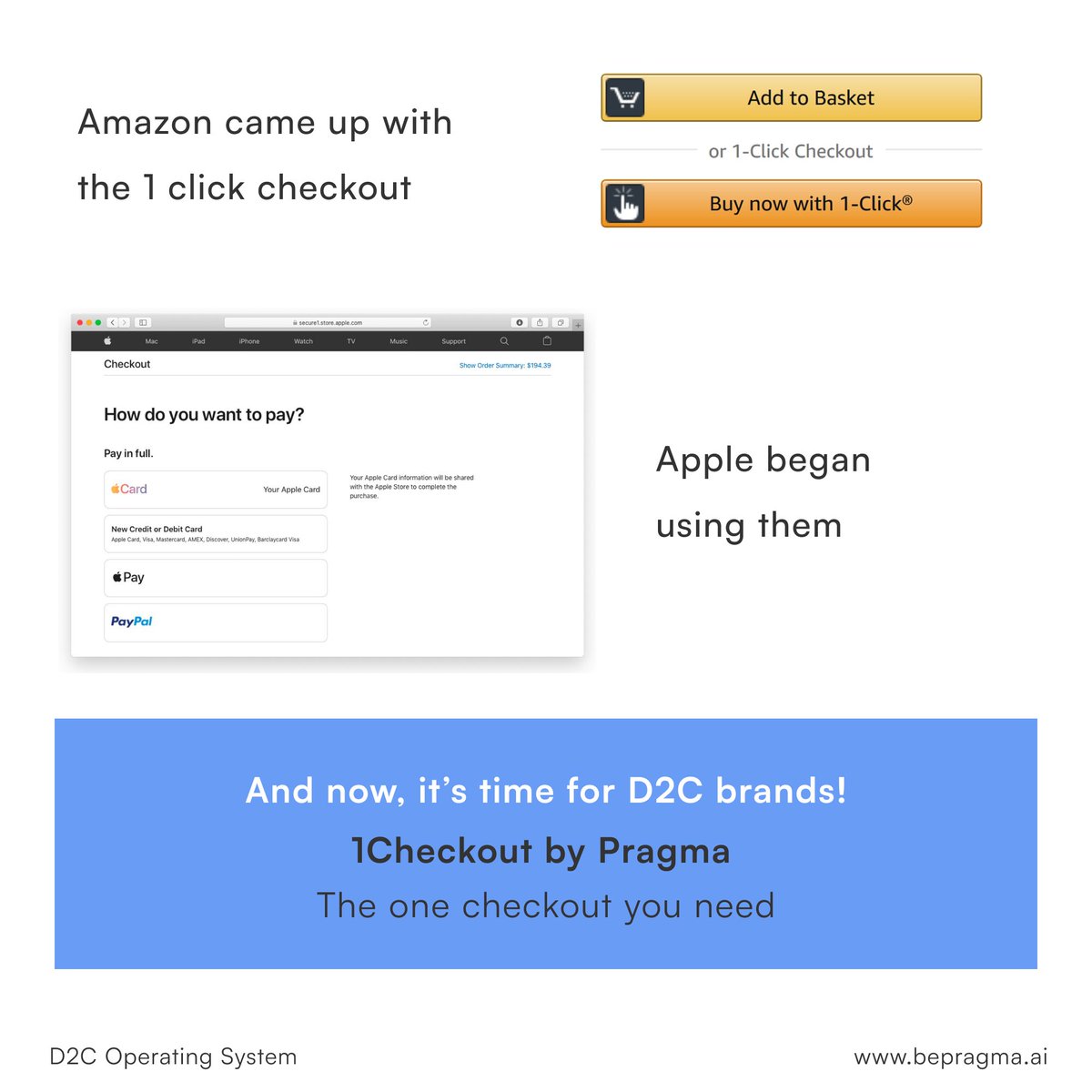 bepragma's tweet photo. 1 click is all it takes.
1 click is all it should take.

📌 https://t.co/De0MCahzhd

#ecommercebusiness #d2c #brands #startupindia #entrepreneurs #pragma #1checkout https://t.co/Qp2yWUMdok