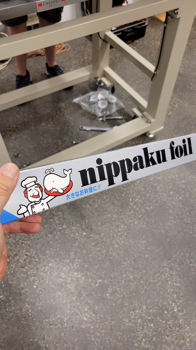 Day 1 is over. Leak checked. Pumps on! Turns out: It is great fun when you do it with a bunch of bachelor and master students! 
personal favorite still remains Japanese Aluminum foil...