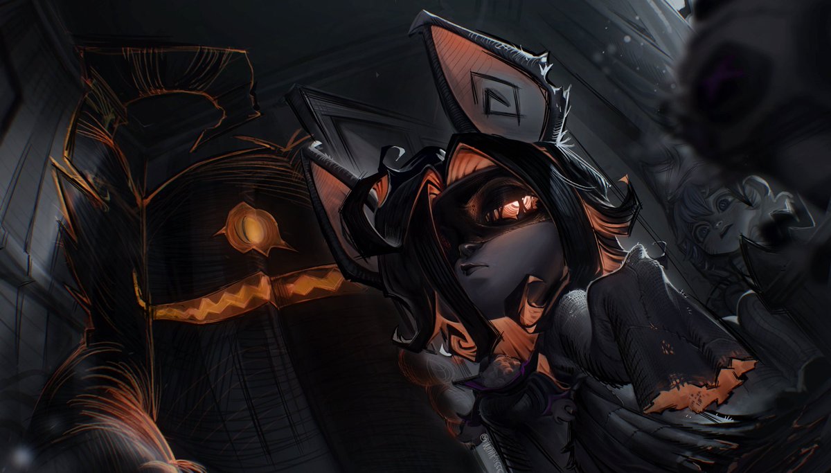 There is a monster in the closet 👁️👄🚪

DESIGN NOT MINE 🔊🔊 epic fright night vex concept made by <a href="/funky_pepe/">pepe</a> 🤭🤭🤭

#LeagueOfLegends #vex 
#LeagueOfLegendsFanArt