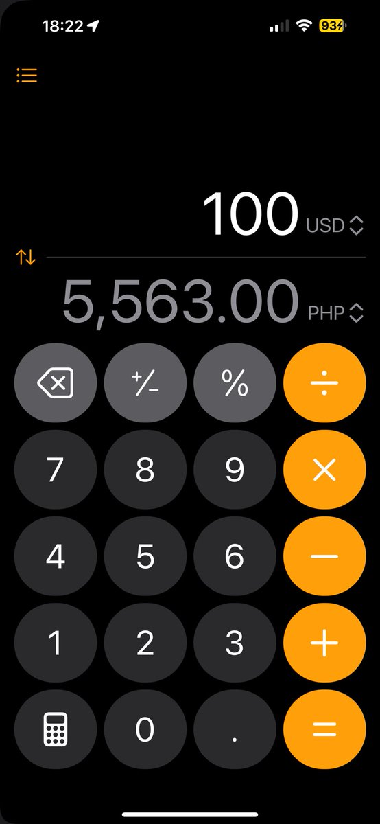 joefranc's tweet image. iOS 18 new stuff
1. Currency converter on Calculator app
