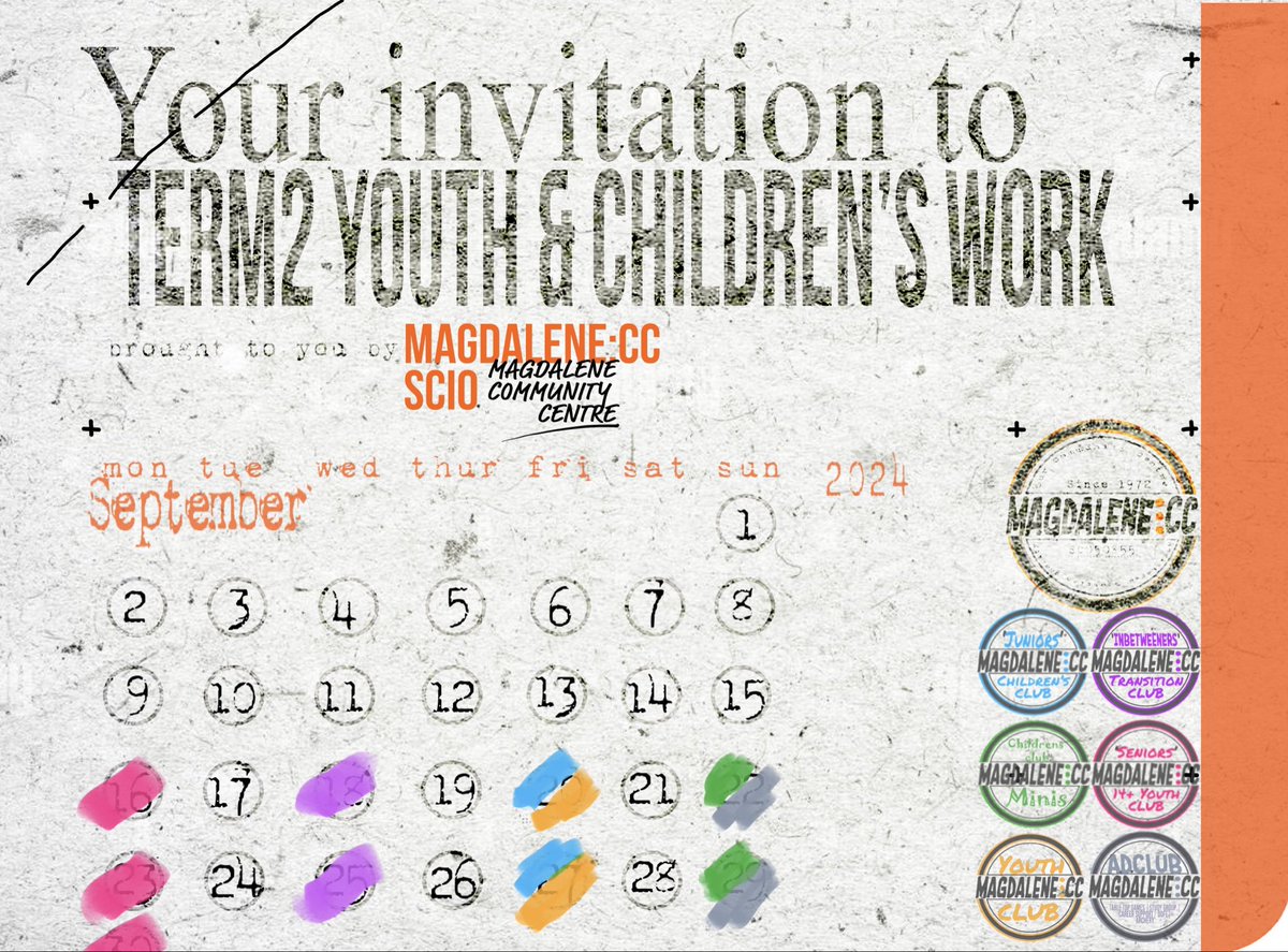🚨 Youth &amp; Children's Work is Back!🚨  
We're excited to kick off a new term of fun activities for all young people in the community! 🎉