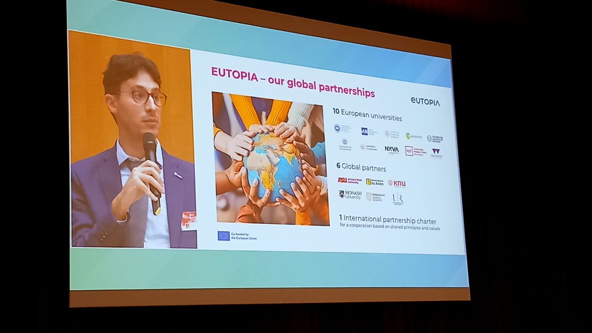 🗣️ The "Internationalisation and European Universities alliances" session of the Internationalisation of European Universities Alliances side event of the #EAIE2024 has just ended! Read our complete recap 👉 bit.ly/3TxWoqu
#EUTOPIA #EuropeanUniversities #HigherEducation