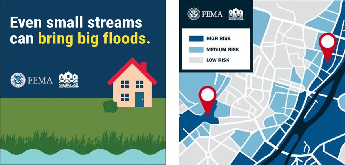 It’s National Preparedness Month- do you know your flood risk? Look up &amp; learn about your flood zone at msc.fema.gov. Remember low risk doesn’t mean no risk, anywhere it rains it can flood. #ReadyMA