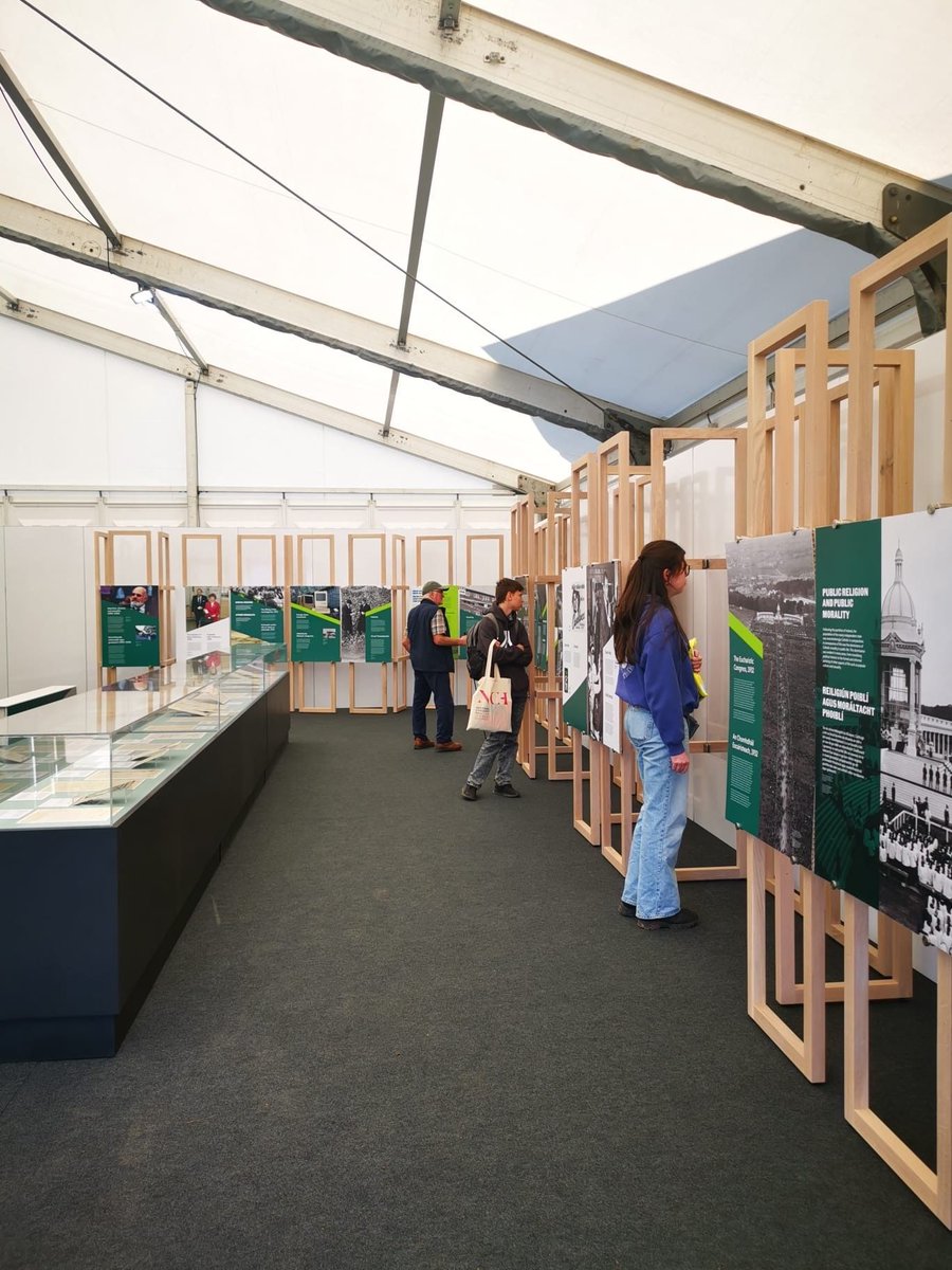 NARIreland's tweet image. Good morning from our stand at #Ploughing2024 in Ratheniska! We're really looking forward to showing you our #SocietyAndState exhibition over the next 3 days so come along and say hello to us at Block 3, Row 12, Stand 203! @DeptCultureIRL @merrionstreet @NPAIE #GovPloughing24