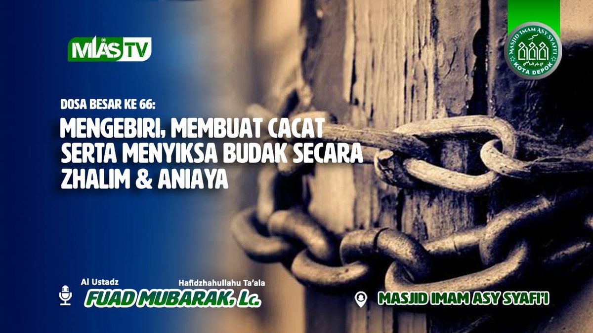 ayokemesjid's tweet photo. 37.RIYADHUSSHALIHIN-BERSEGERALAH BERAMAL SHALIH SBLM DTNG HAL YG MENGHALANGINYA-USTADZSULAMMUSTAREJA https://t.co/GgPmoyGtHI  MIAS DEPOK https://t.co/XLLnjZ8bAy