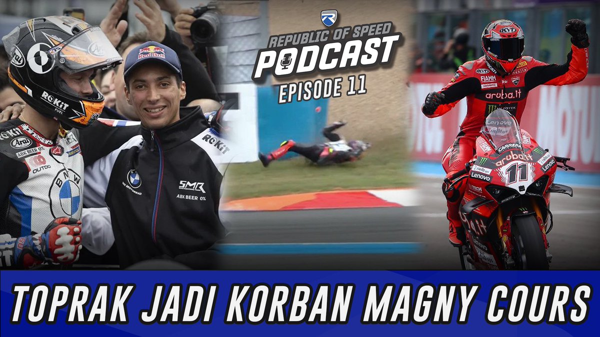 RepublicOfSpeed's tweet photo. Magny Cours Angker, Toprak Jadi Korban | Van Der Mark &amp; Bulega Menang! | WSBK Prancis | Eps.11
https://t.co/AJJW1PqgED https://t.co/GdnEltxui4