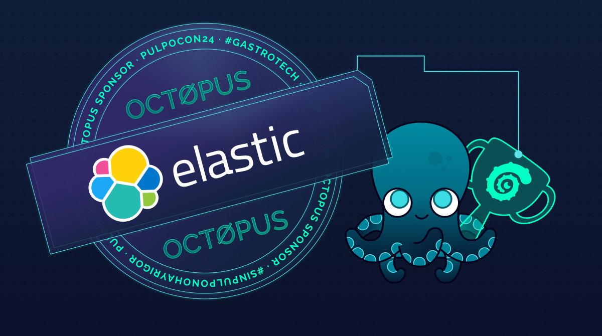 En 2023 tuvimos la suerte de contar con <a href="/elastic/">Elastic</a> como patro. Algo tendrá la 🐙 que volvemos a contar con su confianza como sponsors Octopus de la #pulpoCon24. Sí, elastic, lo que usas para tener un buscador como es debido y ofrecer métricas cool a negocio, pero son mucho + 🧵
