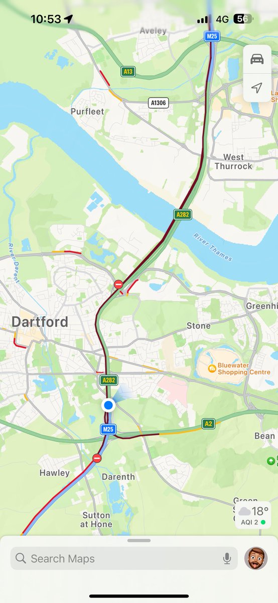 splitbeaver's tweet image. Day two of the week… second day of the tunnel being shut… as … per … fucking … usual !!! #DartfordCrossing