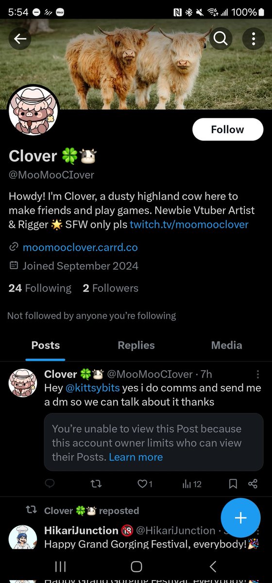 Yall please go report this account. This person aint me 💀
x.com/MooMooCIover