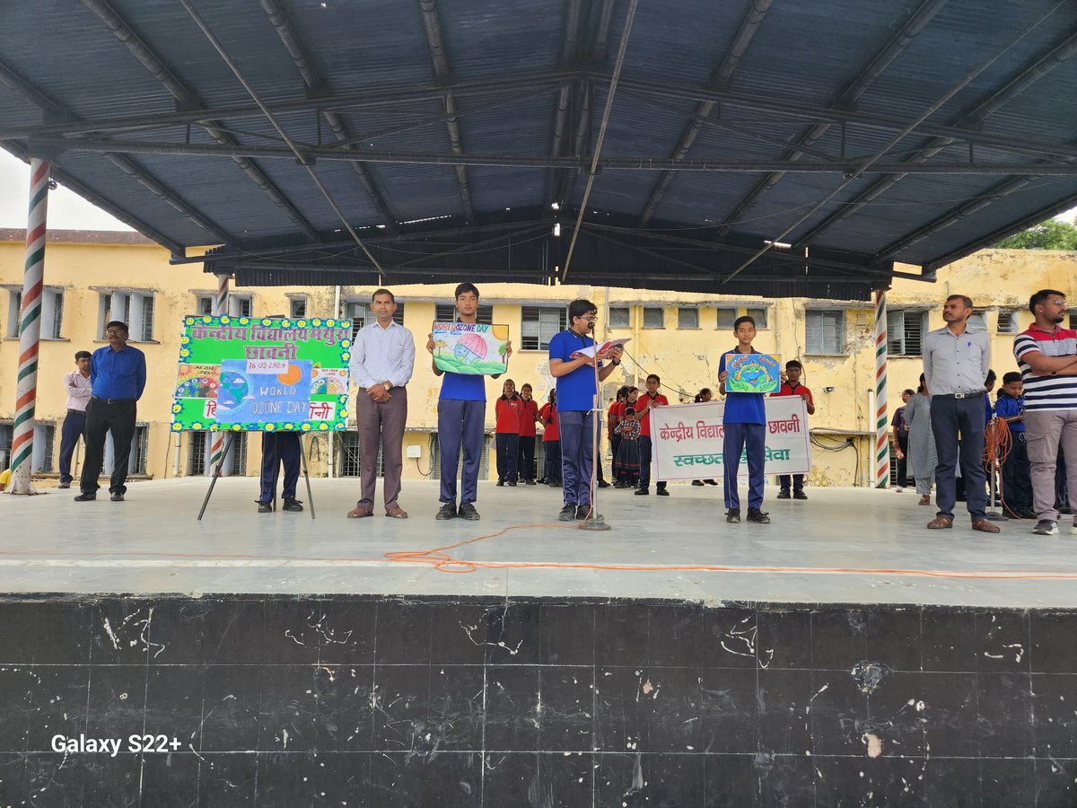 KVMathuraCantt's tweet photo. Kendriya Vidyalaya Mathura Cantt celebrated Ozone Day.Many activities were conducted on this occasion.
ππΉππ
#KVS
#KVMATHURACANTT
#KVians
#ministryofeducation
#kvshq
#KVSchool
#CBSESchool
#kvsroagara
#ozoneday
#ozone
#OzoneLayer
#OzoneDay
#OzoneLayerProtection https://t.co/Lj9hlDsadi
