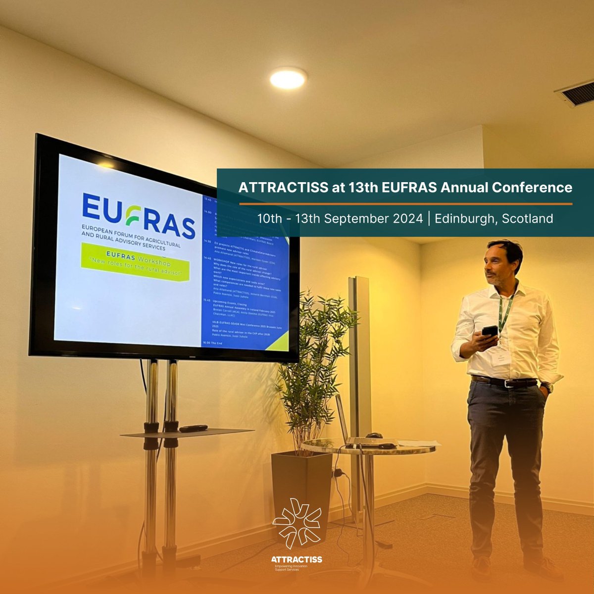 attractiss's tweet image. ✨ We had an incredible time at the 13th EUFRAS Annual Conference, which took place from 10 to 13 September 2024 in Edinburgh!

👀 Know more about it here: buff.ly/3ZuoOWf
