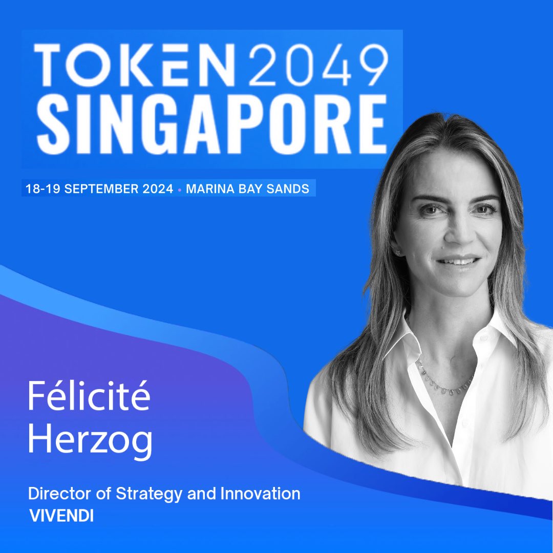 Félicité HERZOG (@feliciteherzog) on Twitter photo Impatient to attend tomorrow 18 September <a href="/token2049/">TOKEN2049</a> week in Singapore 🚀
Will join the likes of <a href="/balajis/">Balaji</a>, <a href="/VitalikButerin/">vitalik.eth</a>, Formula 1 Drivers <a href="/MaxVerstappenFR/">Max Verstappen FR</a>, <a href="/SChecoPerez/">Sergio Pérez</a>, <a href="/LandoNorris/">Lando Norris</a>, and many more global icons for an exceptional gathering ✨.
PM me to discuss. Impatient to attend tomorrow 18 September <a href="/token2049/">TOKEN2049</a> week in Singapore 🚀
Will join the likes of <a href="/balajis/">Balaji</a>, <a href="/VitalikButerin/">vitalik.eth</a>, Formula 1 Drivers <a href="/MaxVerstappenFR/">Max Verstappen FR</a>, <a href="/SChecoPerez/">Sergio Pérez</a>, <a href="/LandoNorris/">Lando Norris</a>, and many more global icons for an exceptional gathering ✨.
PM me to discuss.