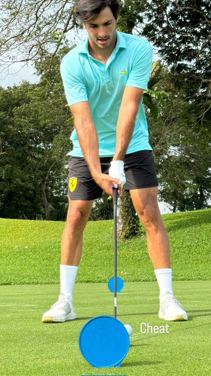 Just another golfing agenda with this oldie.