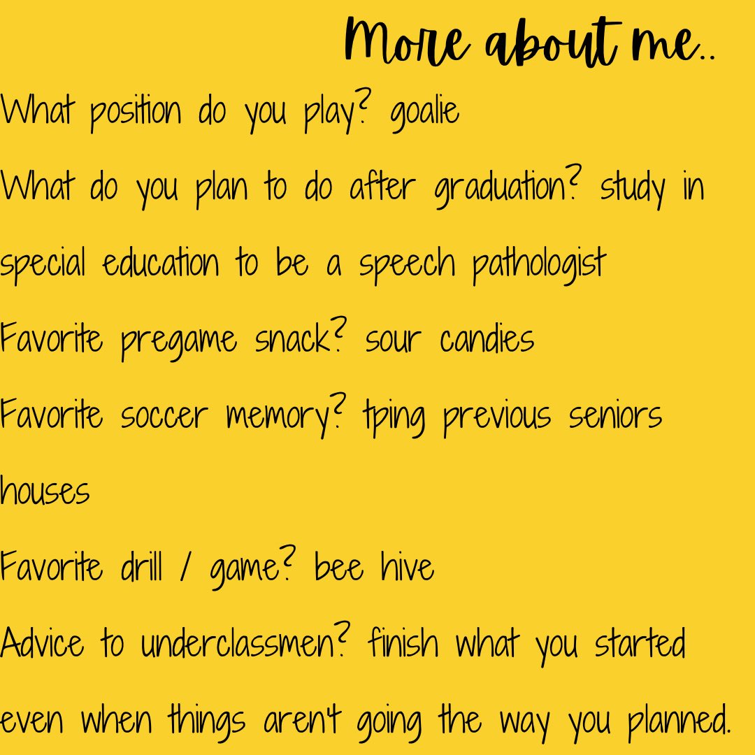 Today’s senior spotlight.