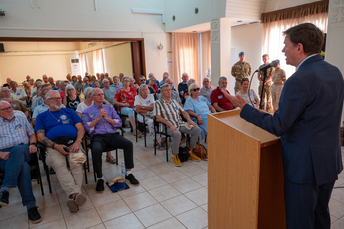 UN Cyprus (@un_cyprus) on Twitter photo Top <a href="/UN/">United Nations</a> official in #Cyprus, Colin Stewart, met with a group of 36 #Danish 🇩🇰 veterans who served in #UNFICYP since the Mission was established in 1964.
The group laid wreaths in the memorial to pay tribute to peacekeepers who have lost their lives #intheserviceofpeace. #A4P Top <a href="/UN/">United Nations</a> official in #Cyprus, Colin Stewart, met with a group of 36 #Danish 🇩🇰 veterans who served in #UNFICYP since the Mission was established in 1964.
The group laid wreaths in the memorial to pay tribute to peacekeepers who have lost their lives #intheserviceofpeace. #A4P