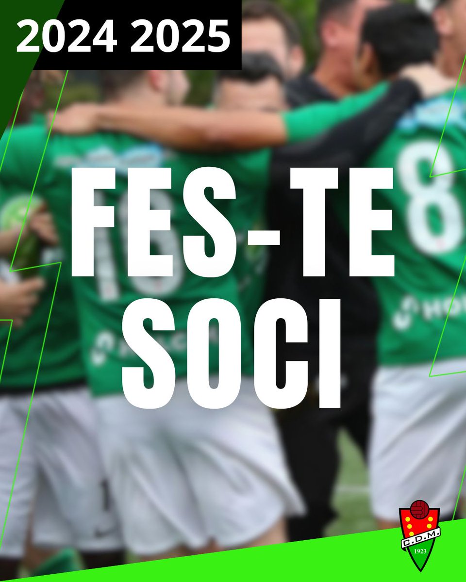 CDMontcada's tweet photo. Continua oberta la campanya de socis 💚

Vine a fer costat l'equip del teu poble #MontcadaiReixac . 

🪪 Si ja t'has fet soci, pots venir a buscar el teu carnet al local del FB Montcada. 

#endavantMontcada https://t.co/S1NB4w3FsQ