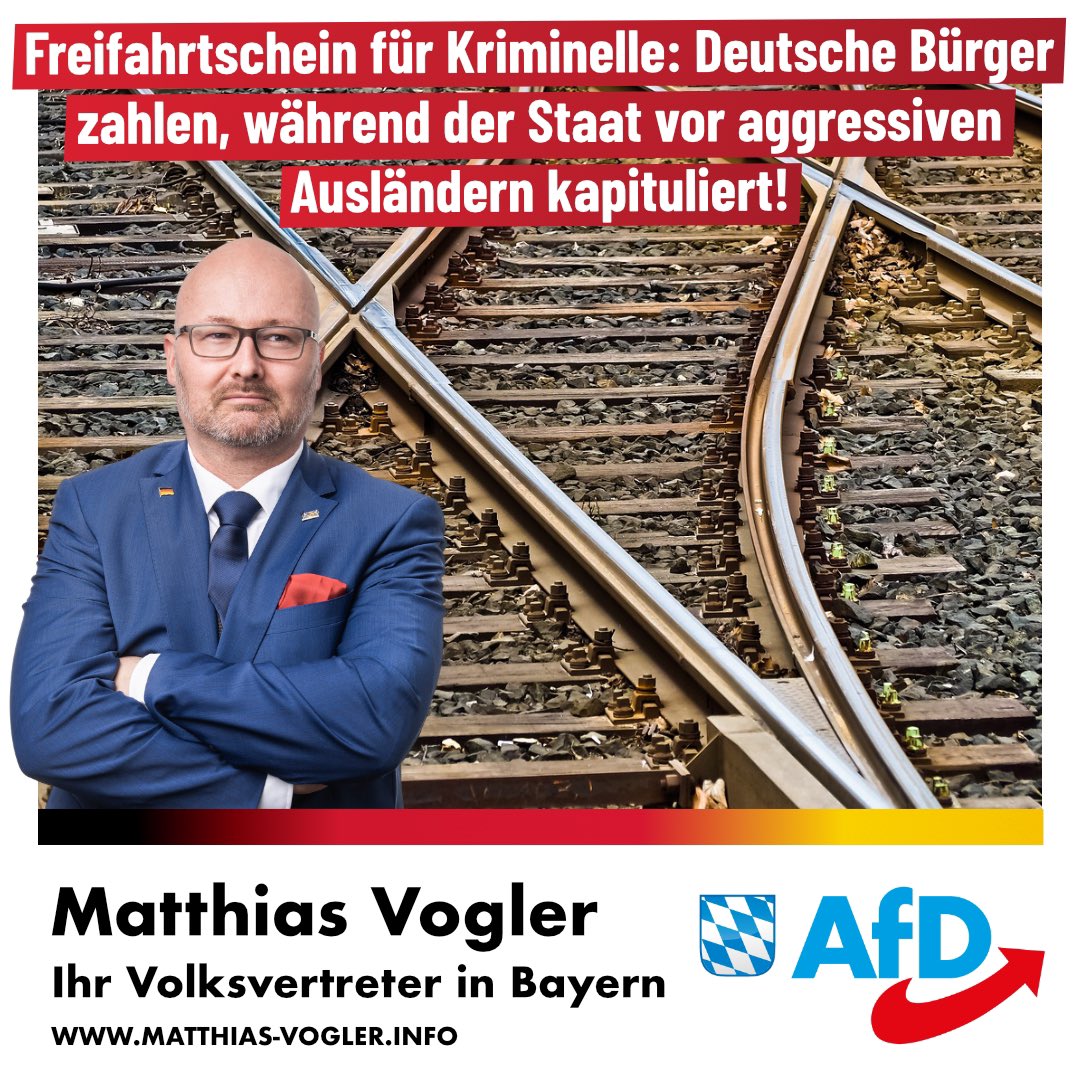 MatthiasVogler2's tweet photo. Während der #deutsche Michel weiter brav zahlt, müssen sich #Kriminelle und integrationsunwillige Glückssucher nur durch #Dreistigkeit oder #Gewalt #Freifahrten erschleichen. Das ist das Resultat #offener #Grenzen und eines unverantwortlichen #Kuschelkurses. #Bahn #Thüringen https://t.co/C0qprBlYJC