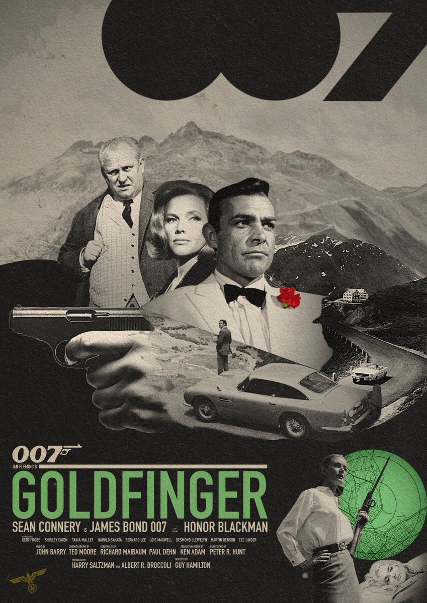 bartnikp23's tweet photo. #60yearsofgoldfinger #60ldfinger alternative movie posters by Przemek Bartnik https://t.co/4qKjg3D7aR