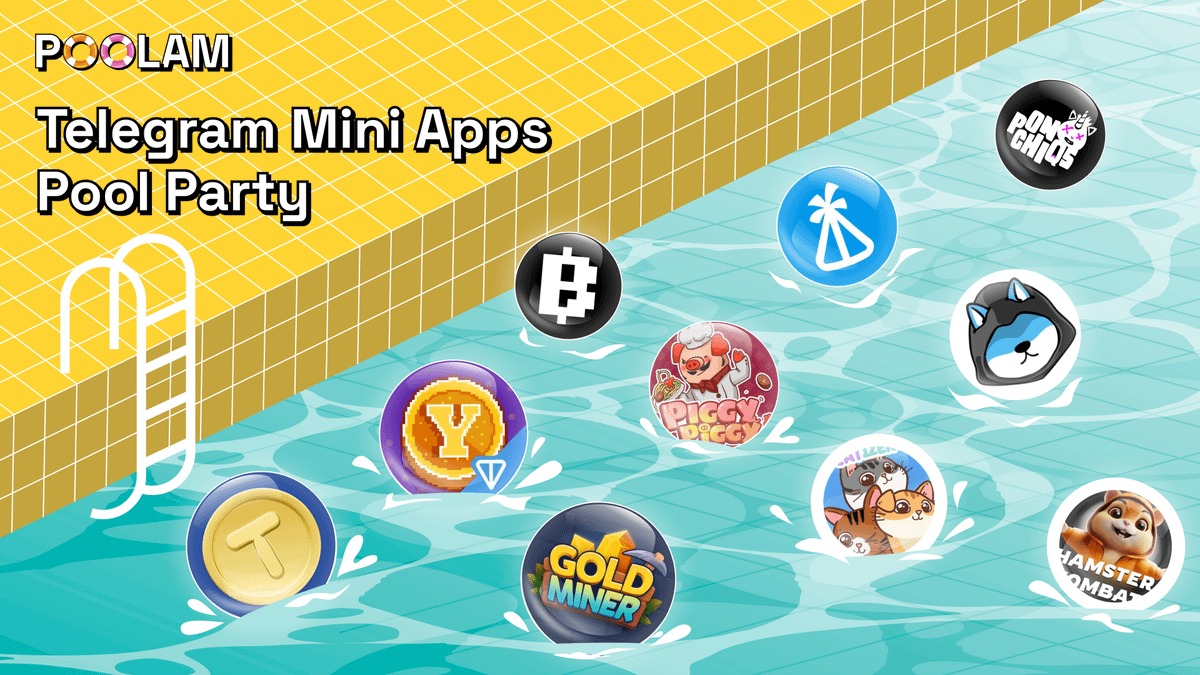 PoolAM_hub's tweet photo. 🎉 Welcome to the PoolAM Party! 🎉

The #PoolAM party is in full swing with tons of referral tasks from various Telegram Mini Apps! 
💦 Join now and boost your own referral link for your favorite Mini App! 🚀

And don’t forget—Round 1 of the Top $POOL Referral Party with total 112 $TON prize ends on 18/9! 🏁

Hurry up, invite friends, and climb the leaderboard! 🥇