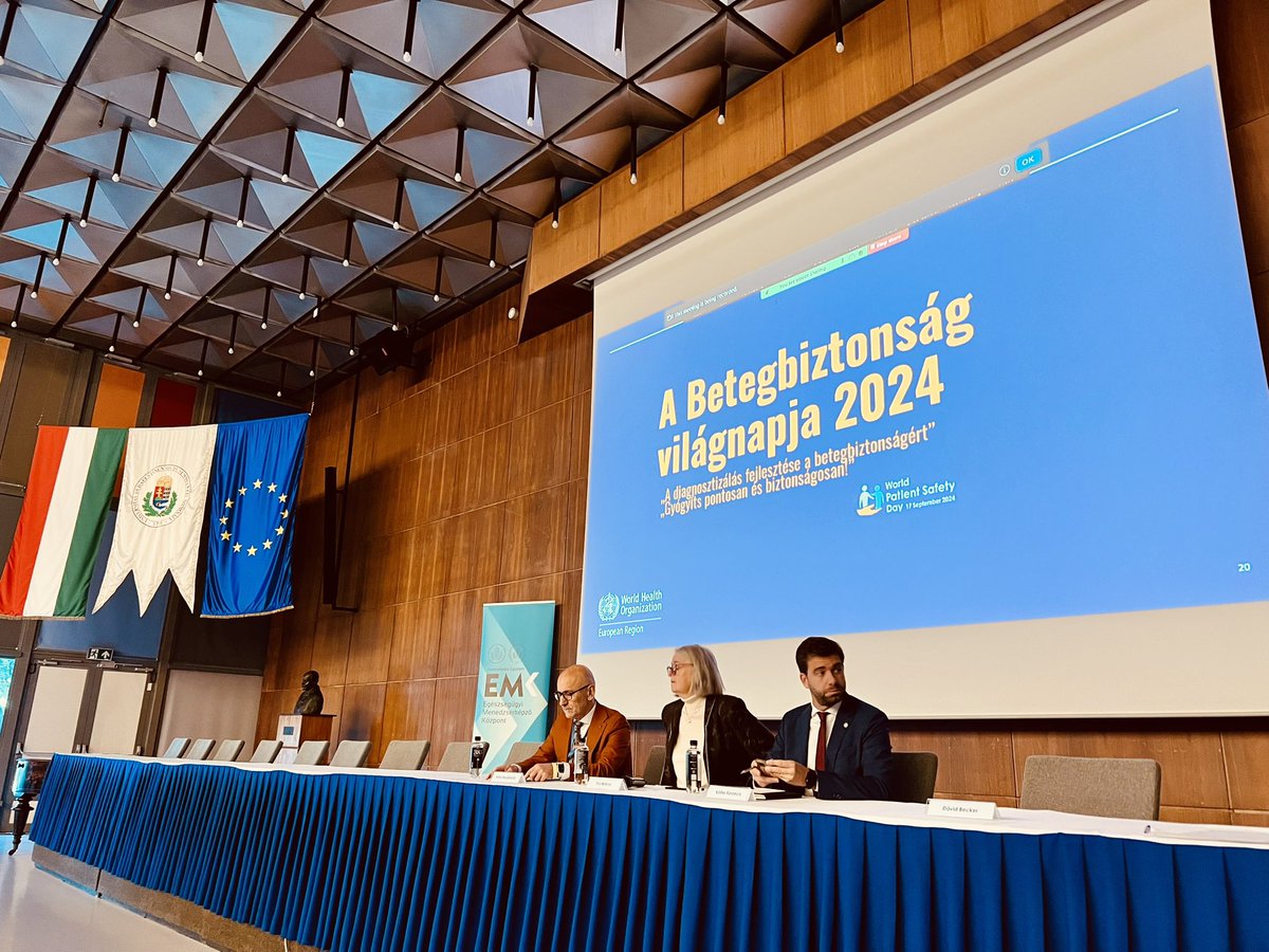 Dr Meena Rafiq (@drmeenarafiq) on Twitter photo All adults will have 1 diagnostic error in their life. It was an honour to be the Keynote speaker at the <a href="/WHO/">World Health Organization (WHO)</a> #WorldPatientSafetyDay in Budapest presenting on how to improve diagnostic safety in primary care π©π»ββοΈ All adults will have 1 diagnostic error in their life. It was an honour to be the Keynote speaker at the <a href="/WHO/">World Health Organization (WHO)</a> #WorldPatientSafetyDay in Budapest presenting on how to improve diagnostic safety in primary care π©π»ββοΈ