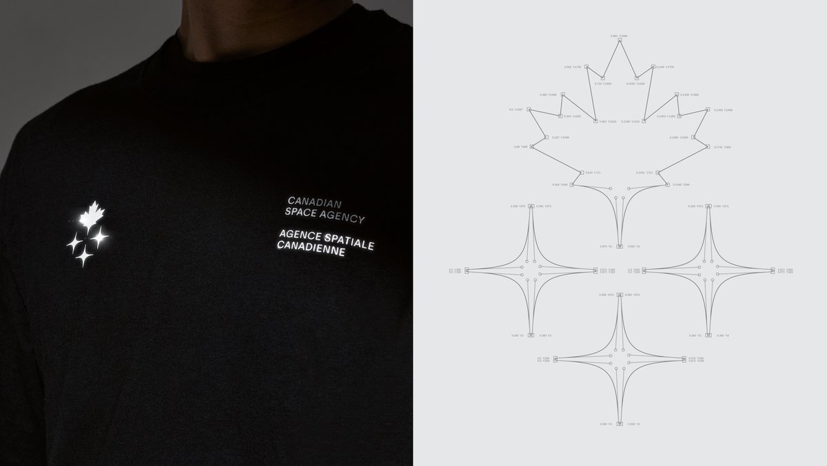 jkane's tweet image. Canada&apos;s new space logo is an instant classic