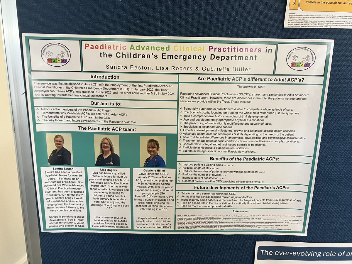 MarieFogarty7's tweet photo. Some great poster presentations at the #NationalAdvancedPracticeConference2024 today @nhsuhcw… proud to see a couple from #teamEM… #learning #reflecting #advancedpractice @JaneElwell5 @FionaCrichlow @DrEdHartley @DPeach22 https://t.co/T29mSftkHz