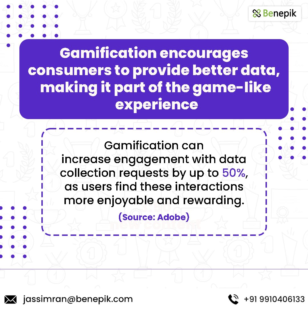 BenepikPlus's tweet image. Gamification is the trick to makes your loyalty program unforgettable.
Boost your revenue and expand your consumer base with Benepik's Cashback Program—effortlessly!

🌐benepik.com

#ConsumerLoyalty #CashbackProgram #DiverseRewards #Benepik #PowerofChoice