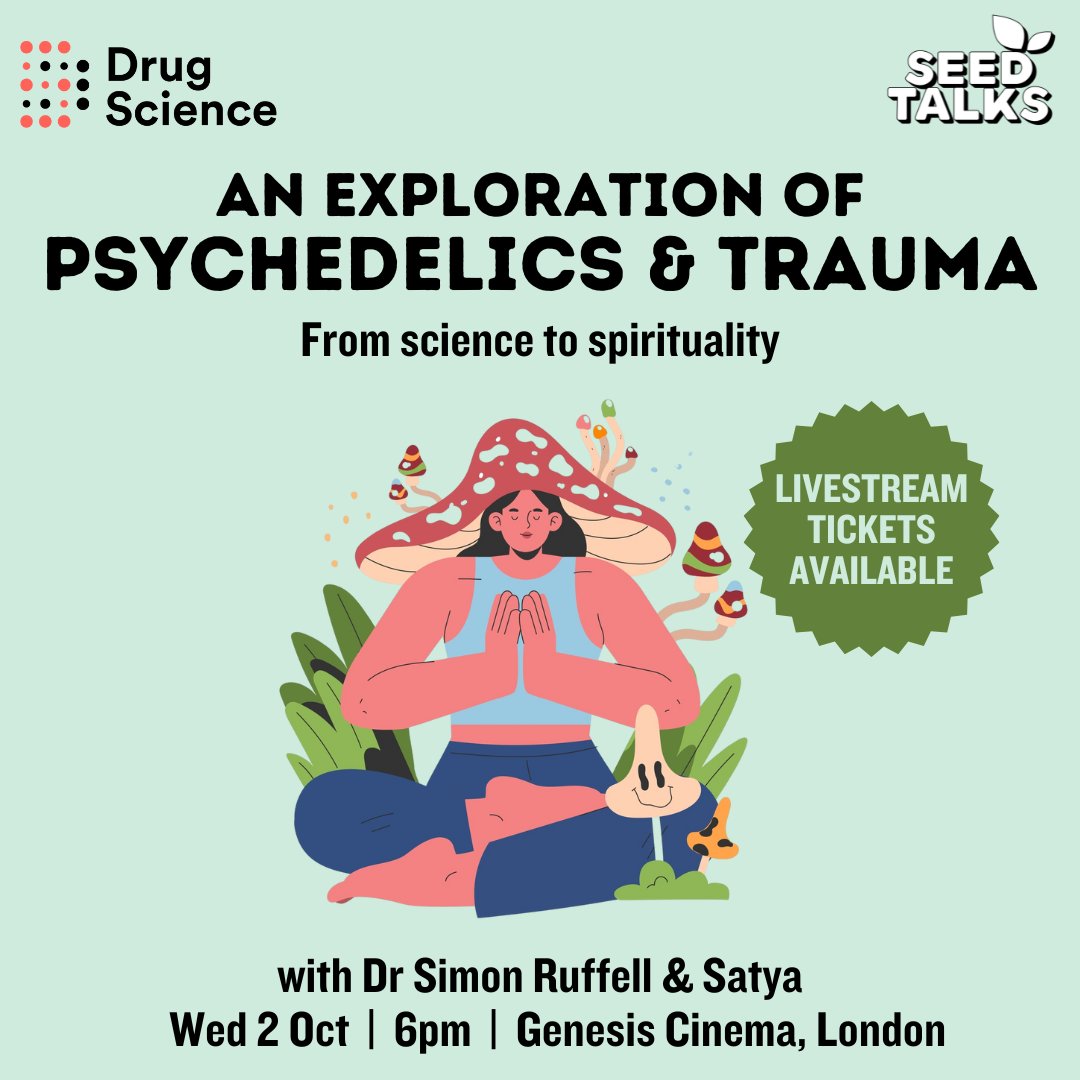 Simon Ruffell (@sgdruffell) on Twitter photo I'm speaking with Satya on psychedelics and trauma in a couple of weeks ~ London & Online -> eventbrite.co.uk/e/an-explorati… <a href="/Drug_Science/">Drug Science</a> <a href="/SeedTalks/">Seed Talks</a> I'm speaking with Satya on psychedelics and trauma in a couple of weeks ~ London & Online -> eventbrite.co.uk/e/an-explorati… <a href="/Drug_Science/">Drug Science</a> <a href="/SeedTalks/">Seed Talks</a>