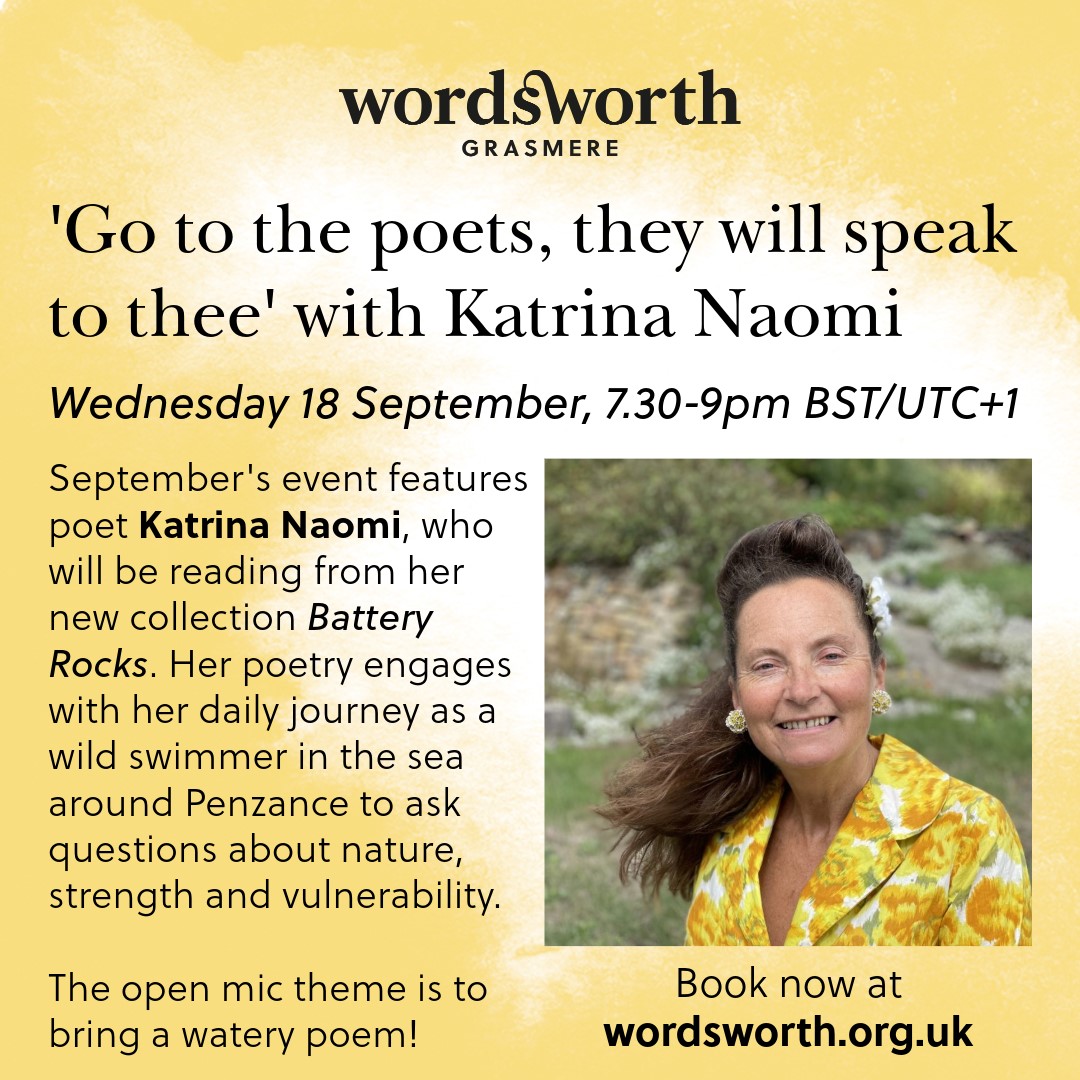 Katrina Naomi (@katrinanaomi) on Twitter photo Reading from Battery Rocks <a href="/SerenBooks/">Seren Books</a> this Weds evening, online. Tickets from <a href="/WordsworthGras/">Wordsworth Grasmere</a> & it's hosted by the bloody brilliant @kimmoorepoet Reading from Battery Rocks <a href="/SerenBooks/">Seren Books</a> this Weds evening, online. Tickets from <a href="/WordsworthGras/">Wordsworth Grasmere</a> & it's hosted by the bloody brilliant @kimmoorepoet