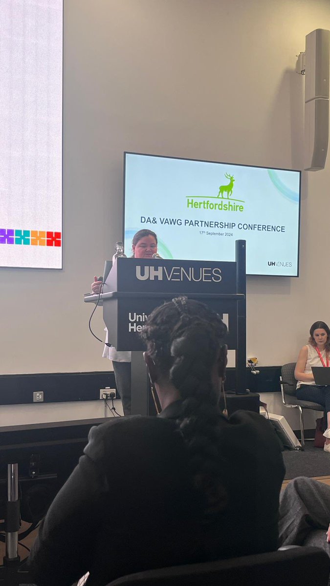 Today, we are at the Annual Violence Against Women and Girls (VAWG) Conference organised by <a href="/hertscc/">Hertfordshire County Council</a> with the aim of sharing best practices to tackle VAWG. As a by and for organisation, we are committed to working in collaboration to address all forms of VAWG. #VAWGConference