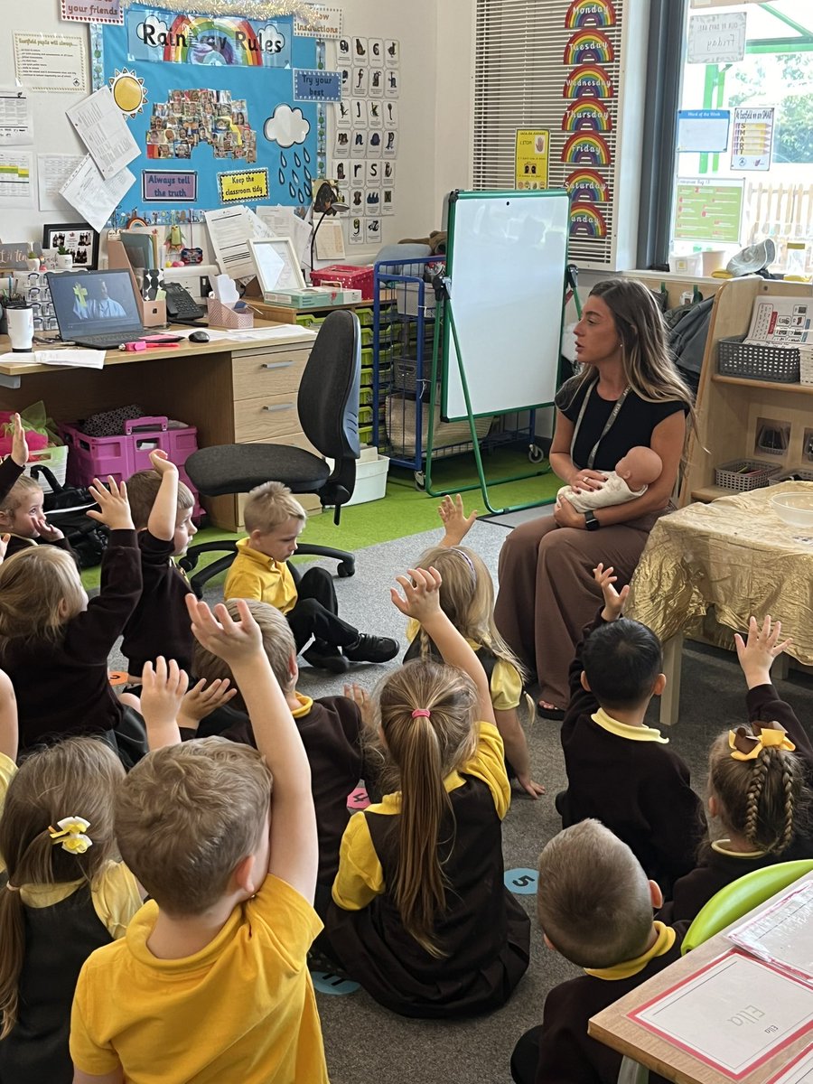 EastfieldPSHull's tweet photo. FRL have been learning about Christian baptisms in our RE lesson today. We enjoyed role playing the ceremony as a class! #epsRE #epsFRL https://t.co/7YbRFsOZxh