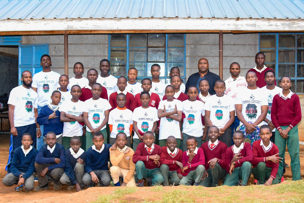 GlobalFastFit's tweet photo. @GlobalFastFit Impacting lives of Riverside Primary school kids in Kenya ๐ฐ๐ช. #globalfastfit https://t.co/Q0wjBgaJra