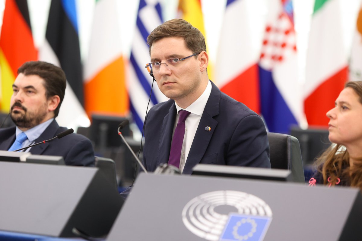 I chaired my first plenary session in Strasbourg. I took the opportunity to express my solidarity with those affected by the floods in Romania &amp; CEE.