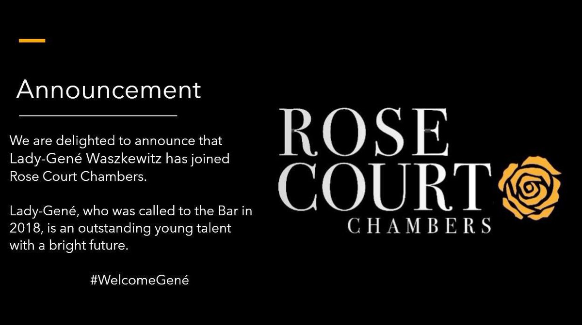 Welcome aboard Lady-Gené Waszkewitz      
✍🏻