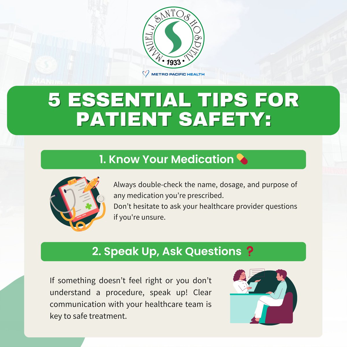 7 Main Purposes of the National Patient Safety Goals, image size:1200x1200