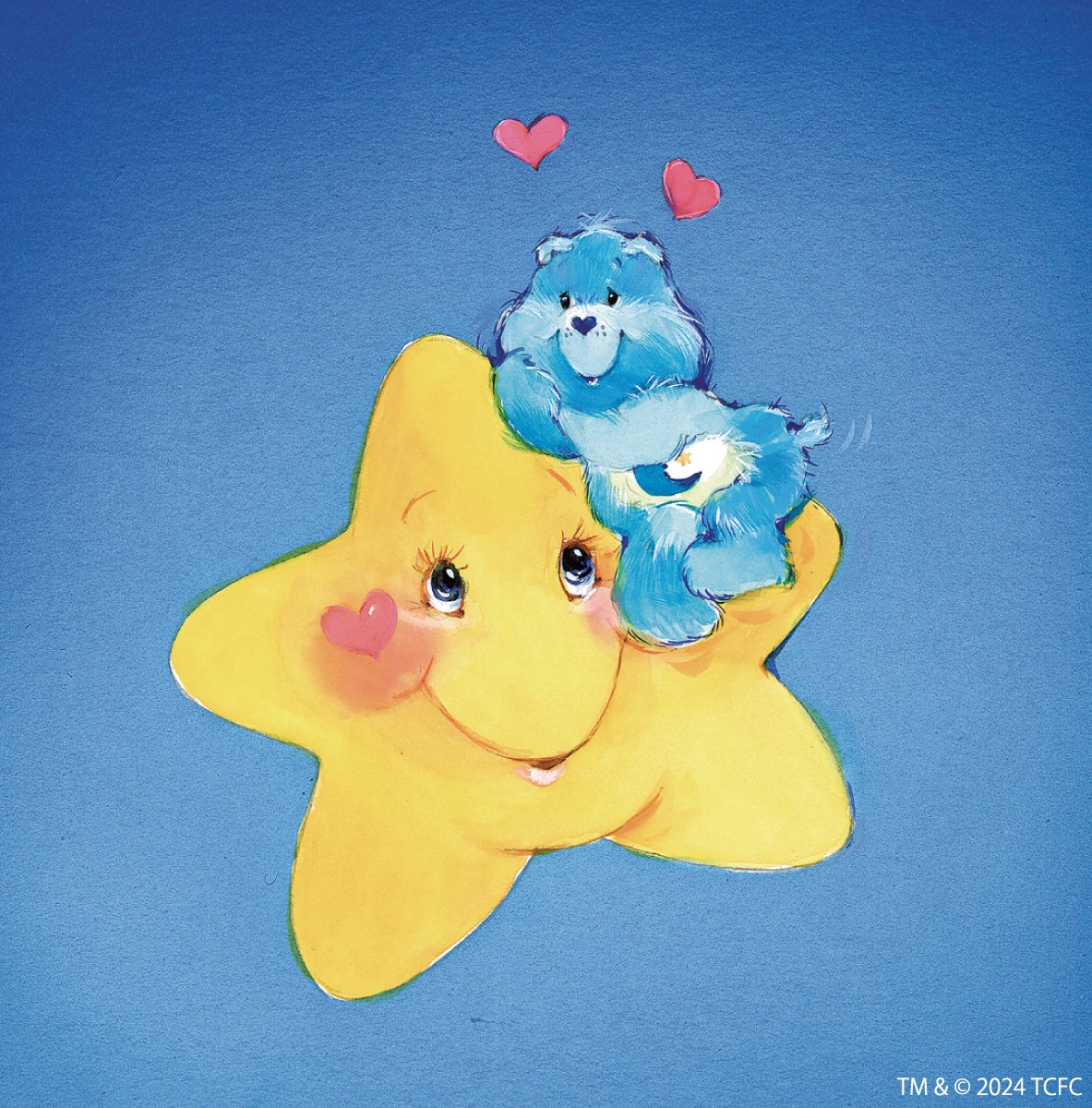 🌙🌟 今夜は星が見えるかな？🌟🌙 ベッドタイムベアは眠る準備をして