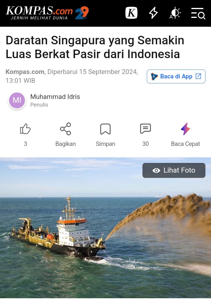 Jumianto_RK's tweet photo. Megawati Soekarnoputri melarang ekspor pasir laut melalui Keppres No. 33/2002 tentang Pengendalian dan Pengawasan Pengusahaan Pasir Laut

Pada 2002, Megawati melarang ekspor pasir laut demi mencegah kerusakan lingkungan yg lebih luas.

Rezim Mulyono malah buka keran ekspor pasir. https://t.co/4C6LQCjVWi